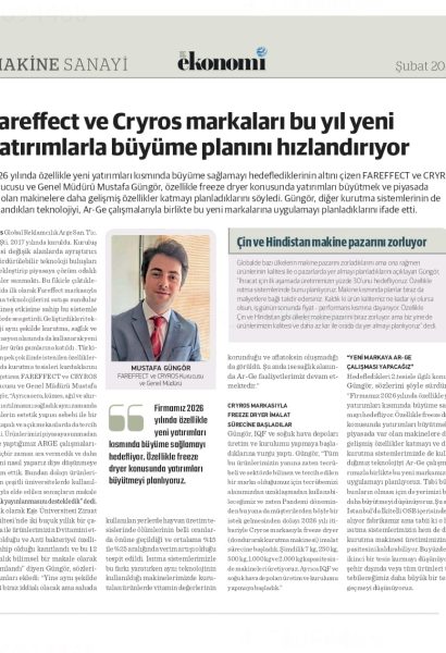 FAREFFECT VE CRYROS - NASIL BİR EKONOMİ GAZETESİ HABERİ